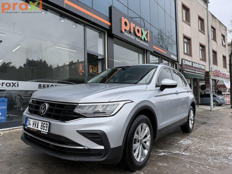 PRAXİ OTOMOTİV’DEN 2023 WV TİGUAN 1.5 LİFE DSG-HATASIZ